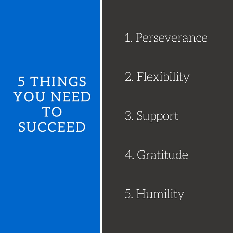 5 Things you need to succeed