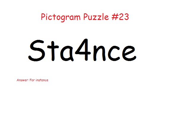 Pictogram Puzzle #23