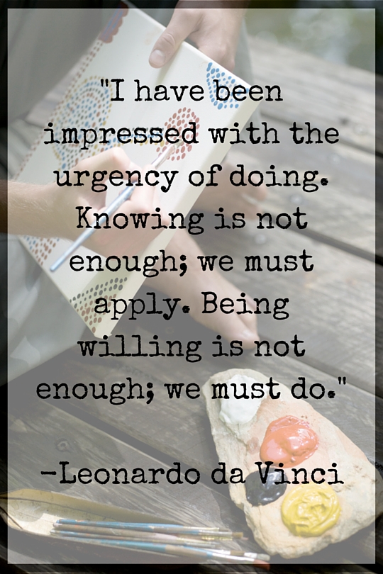 Wise Words Leonardo da Vinci