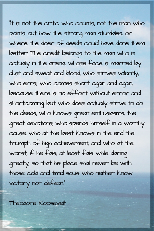 Wise Words from Theodore Roosevelt