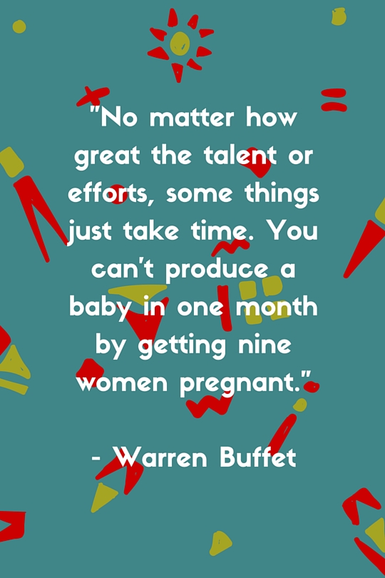 Amusing Quote from Warren Buffet