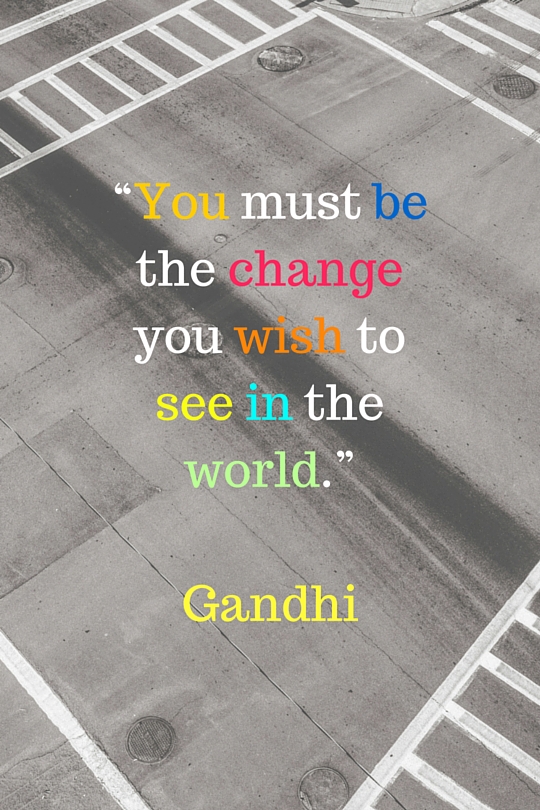 Gandhi Quote on Change