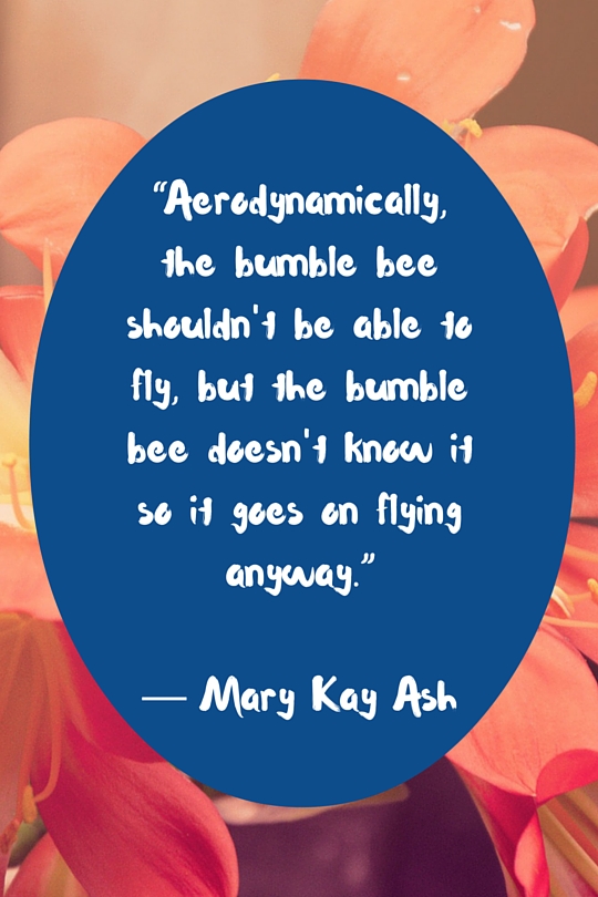 Interesting Quote from Mary Kay Ash