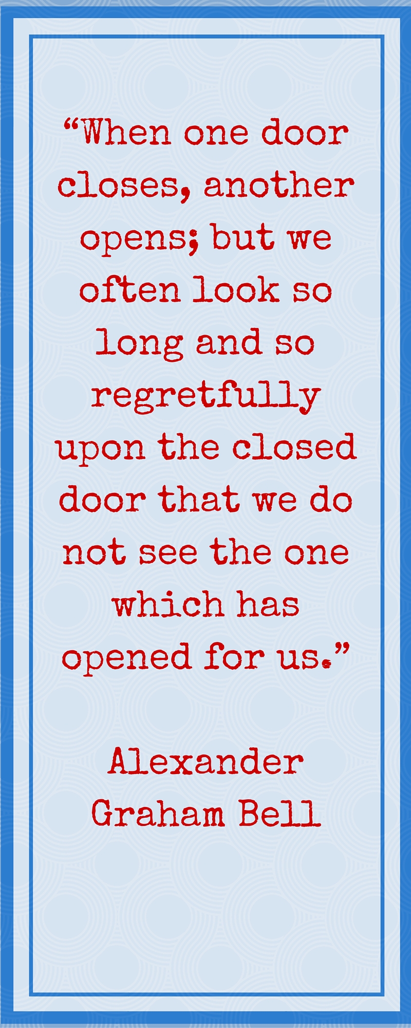 Quote About Opportunity