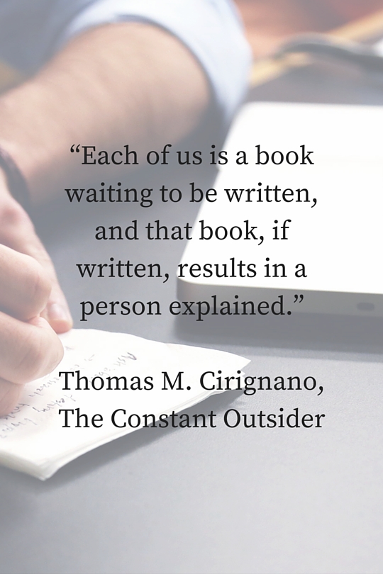 Quote from The Constant Outsider