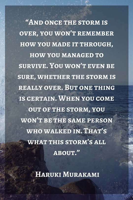 After the Storm Quote