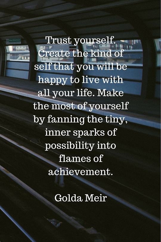 Happiness Quote from Golda Meir