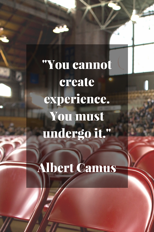 Quote About Experience from Albert Camus