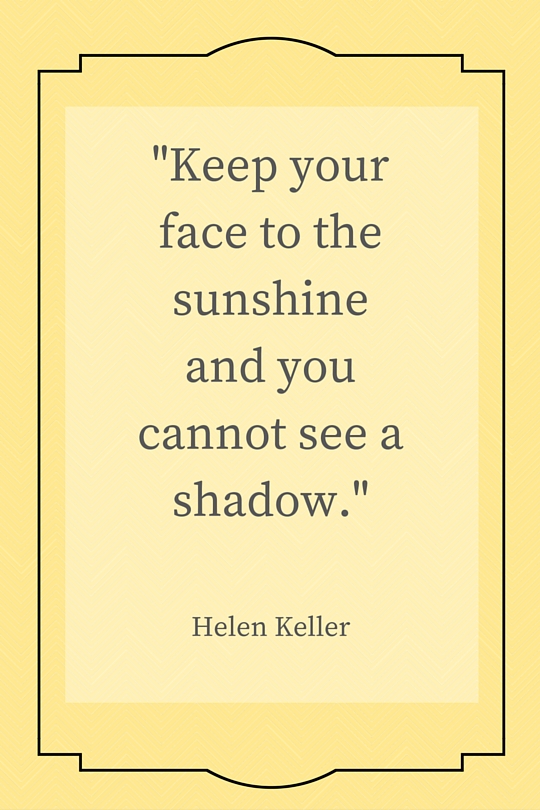 Helen Keller's Quote About Perspective