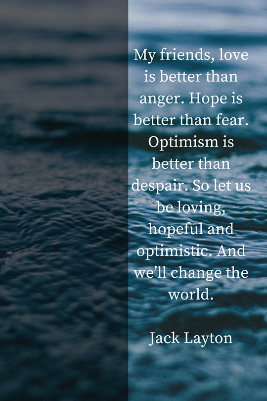 Love Hope and Optimism