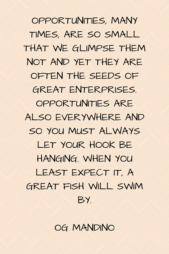 og mandino quote