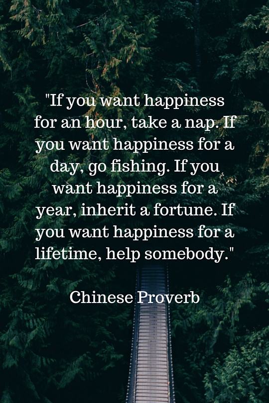 A Chinese Proverb