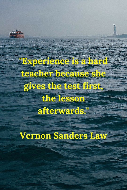 Hard Lessons From Experience