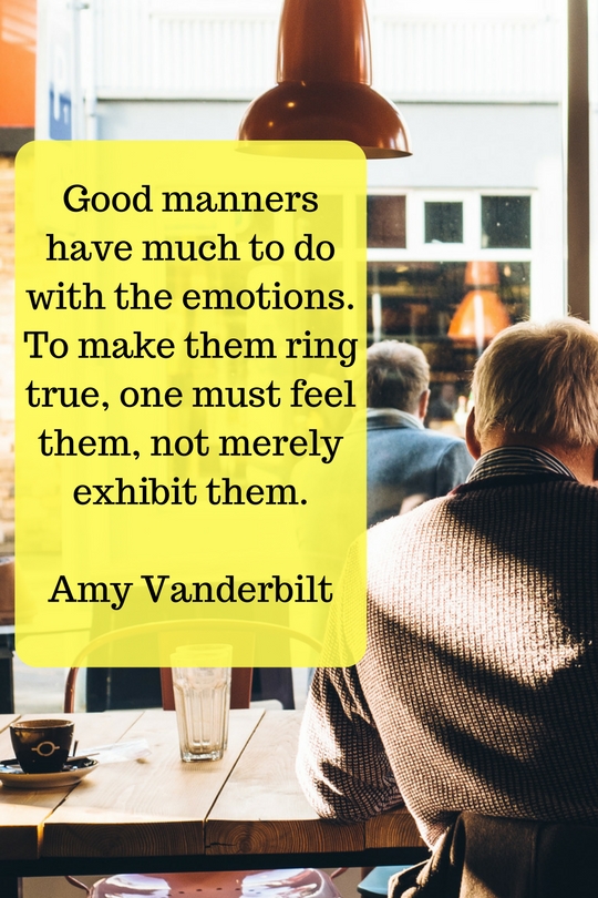 Amy Vanderbilt Quote