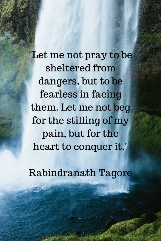 R tagore quote